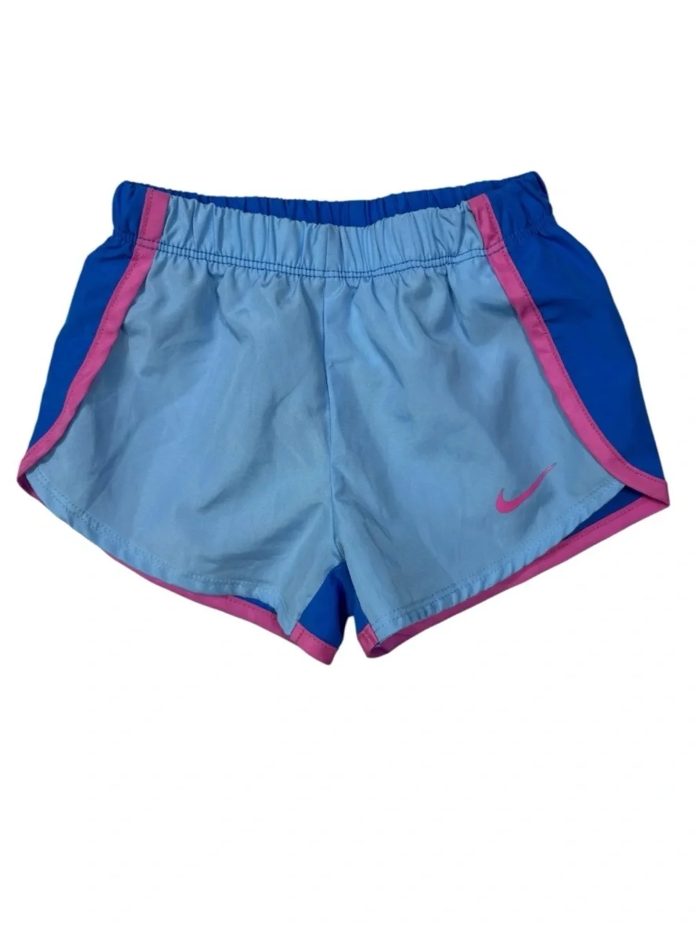 Nike Just Do It Pink Dri-Fit Tee with Blue & Pink Shorts